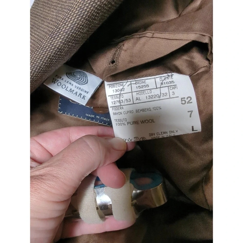 Canali Mens Blazer 42R 100% Wool Brown Sport Coat Italy Mitchell Jacket 52 IT